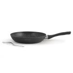 STONE PADELLA CM 26 + PINZA CUCINA ACCIAIO INOX A.BORGHESE